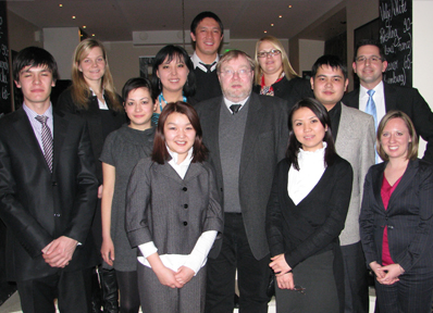 Rising Stars from Kyrgyzstan visit Estonia and meet with former Estonian Prime Minister Mart Laar (center)