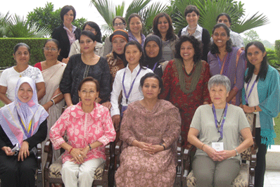 WDN participants in the Vital Voices summit pose for a photo.