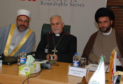 Iraqi Sunni, Christian and Shia religious scholars.