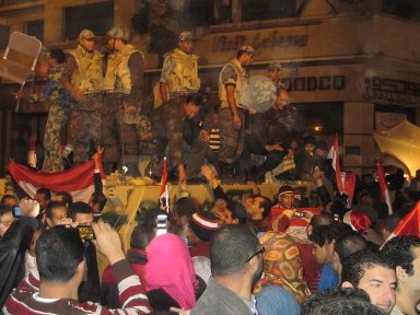 Protests in Cairo.