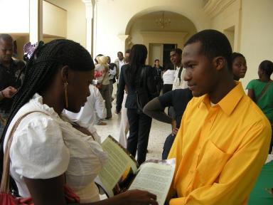 Afro-Colombians review a new ordinance that will give them greater input and oversight of government projects.