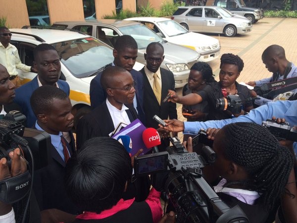 IYOP leaders speak with the media after filing their petition challenging nomination fees.