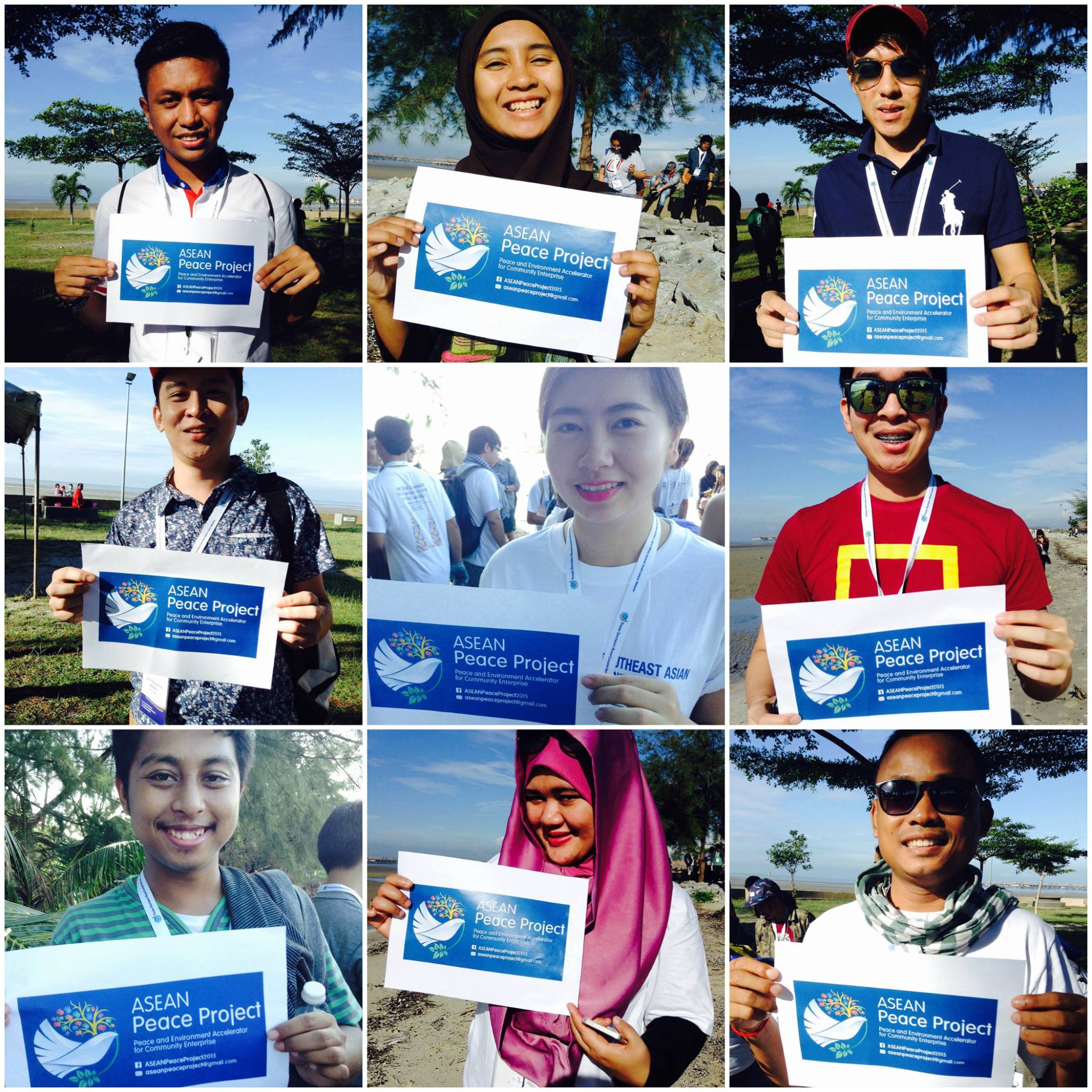 YSEALI members show support for ASEAN Peace Project during the YSEALI Summit in Malaysia in November 2015