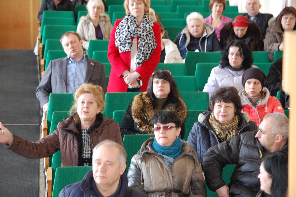 Citizens in Sloviansk eagerly ask questions about ProZorro and request local government implementation of public procurement (Sloviansk- March 16, 2016)
