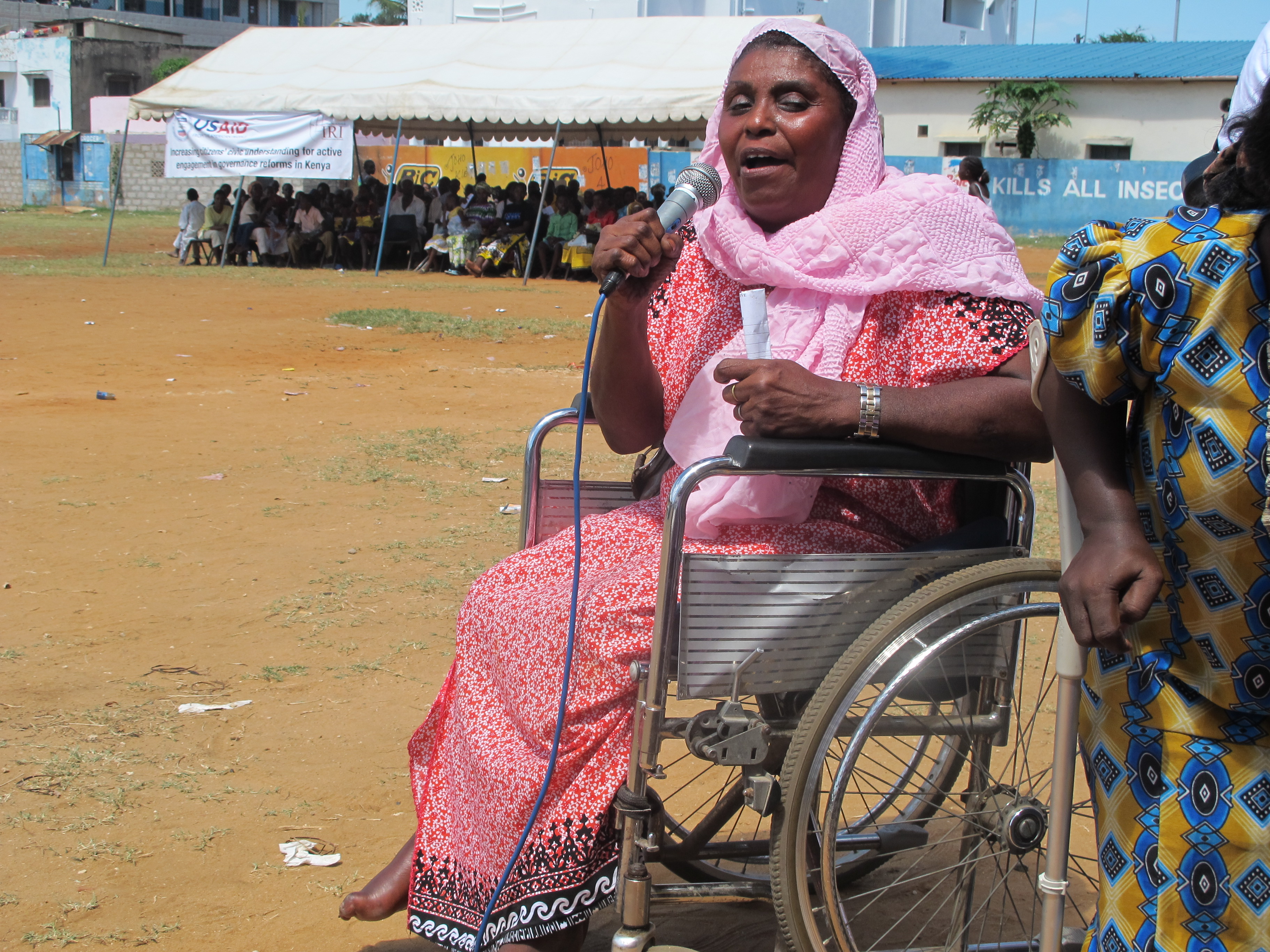 Speaking at the Mombasa International Day of Persons with Disabilities