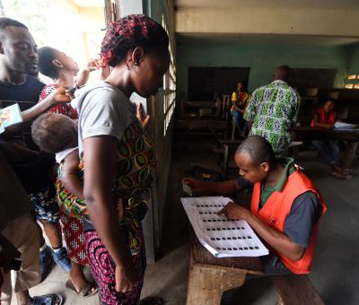 Voters in West Africa