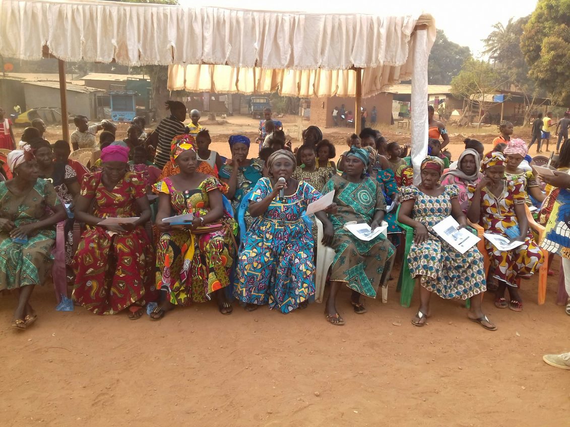 Group of Women Speaking in Central African Republic