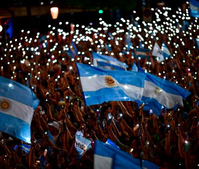 Argentina Election Crowd
