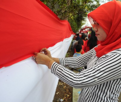 Indonesia Celebrate Flag