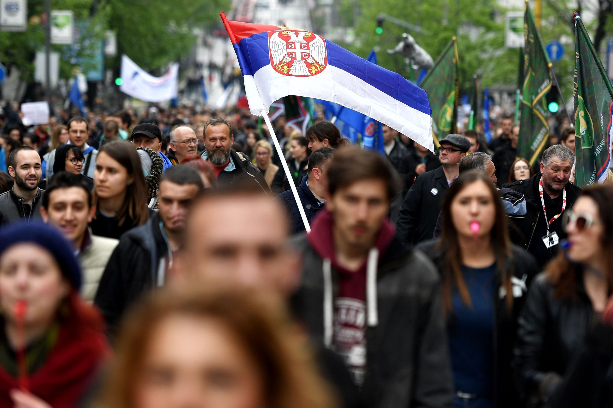 Serbian Protest