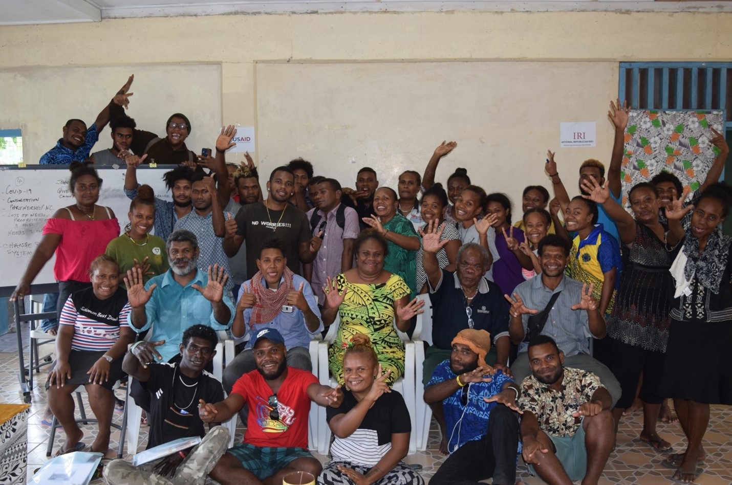 Malaita YLTS group photo in Pacific Islands