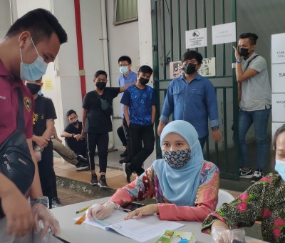 Polling Station in Malaysia