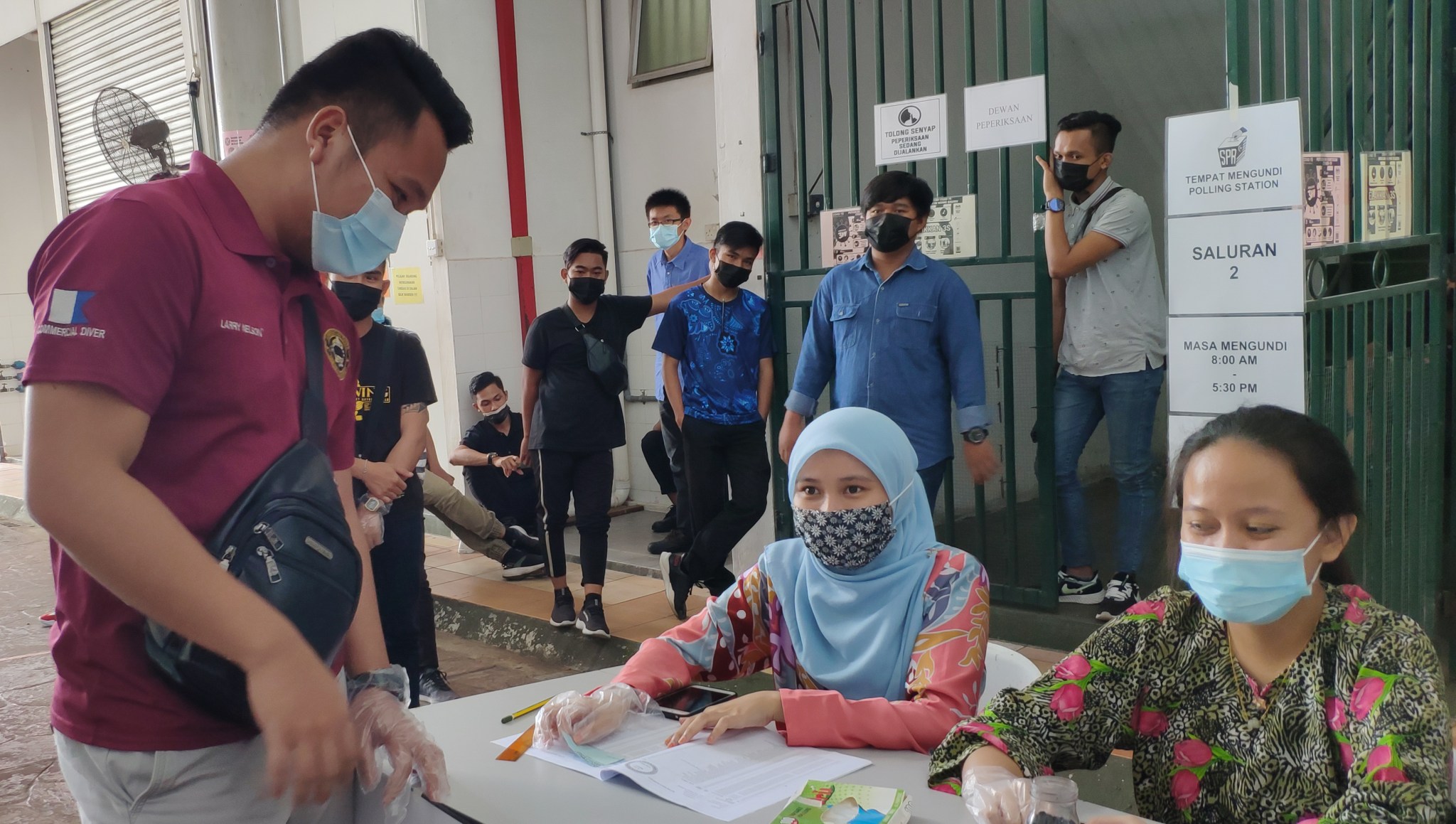 Polling Station in Malaysia