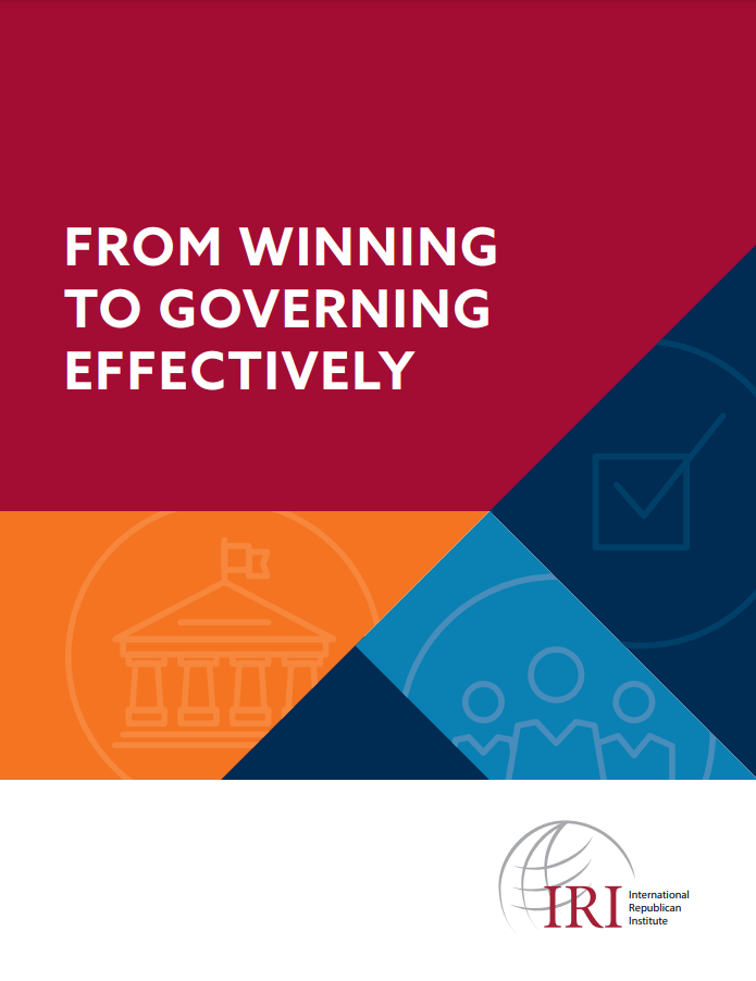 Graphic that says "From Winning to Governing Effectively"