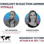 Event Graphic for the use of technology in election administration: