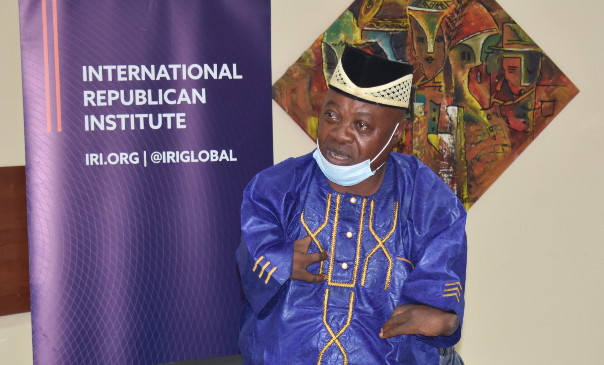 A Person with a Disability shares perspective at IRI event