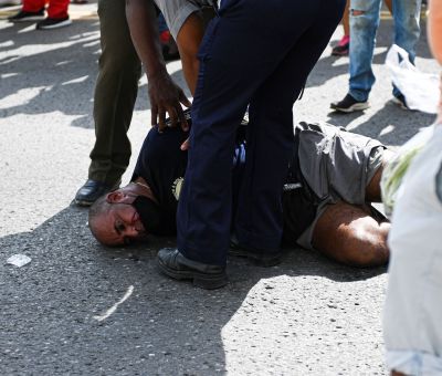 Cuba Man Arrested at Demonstration