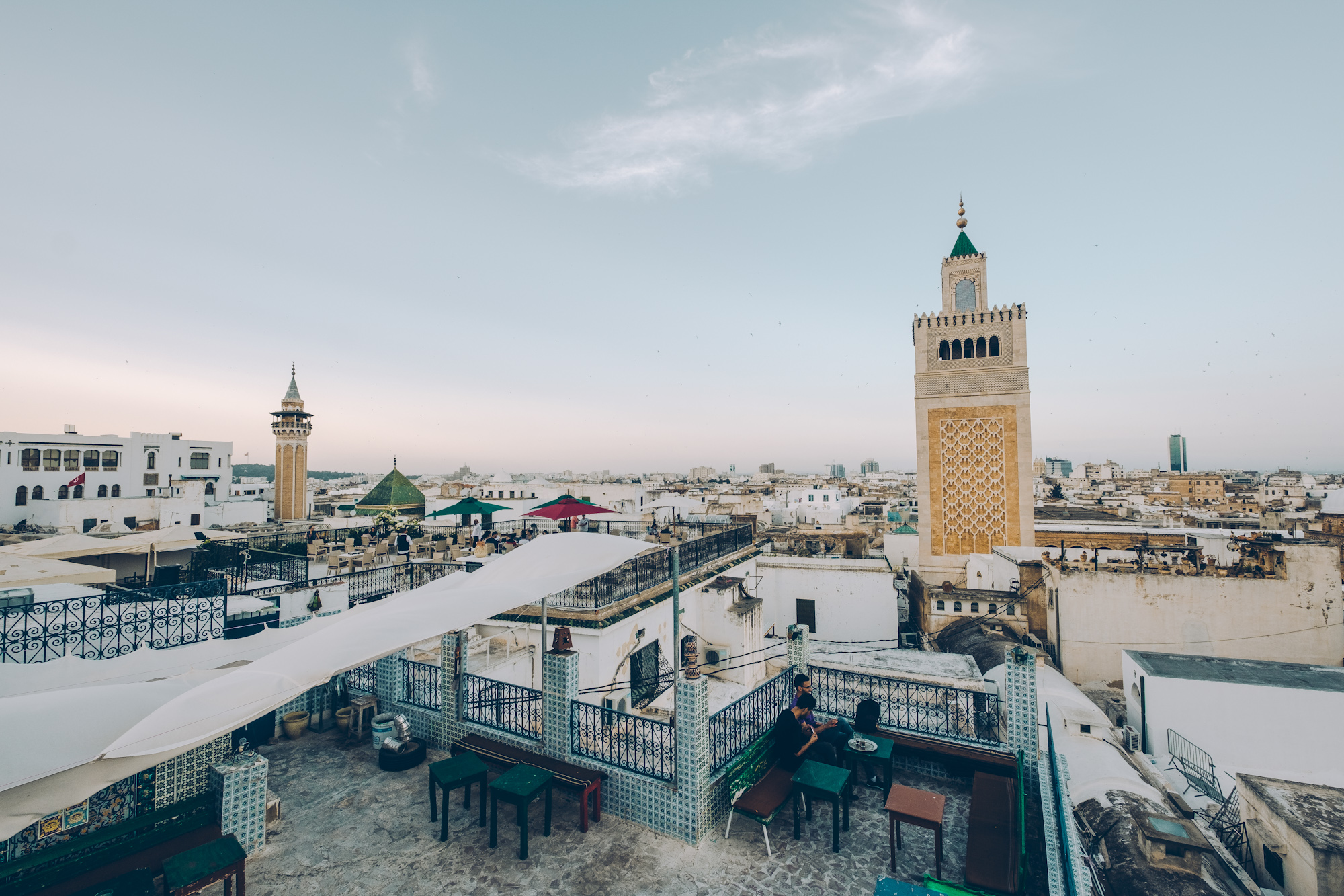 Rooftops of Tunis, Tunisia