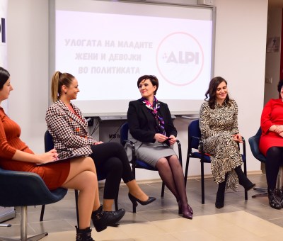 ALPI Members with MP Arbana Pasholli