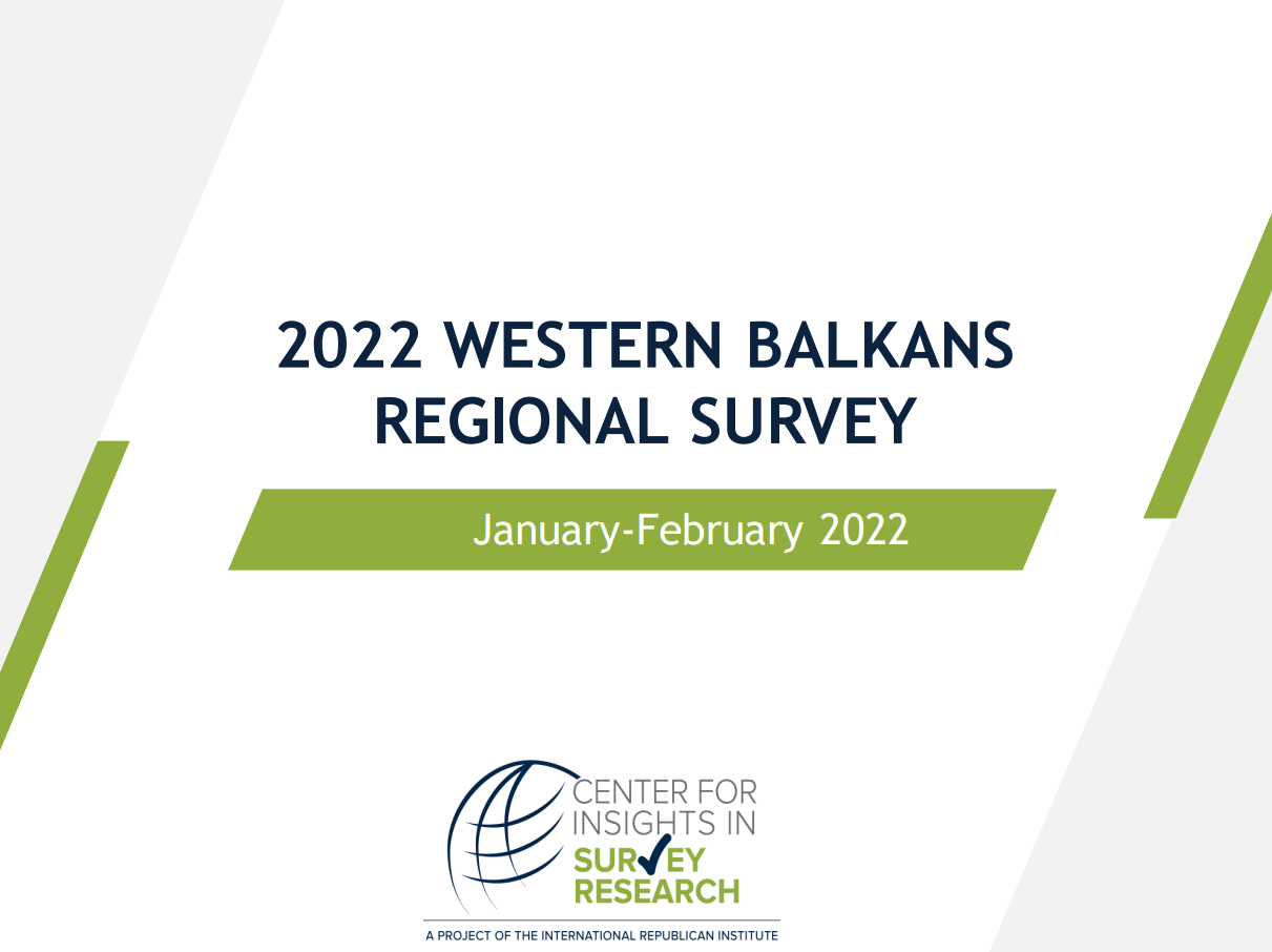 Western Balkans Survey Cover