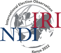NDI IRI Kenya Election Observation Mission Logo