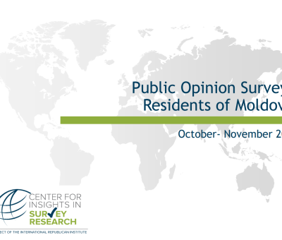 Public Opinion Survey: Residents of Moldova October-November 2022