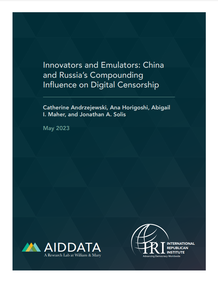 Aid Data Report Cover