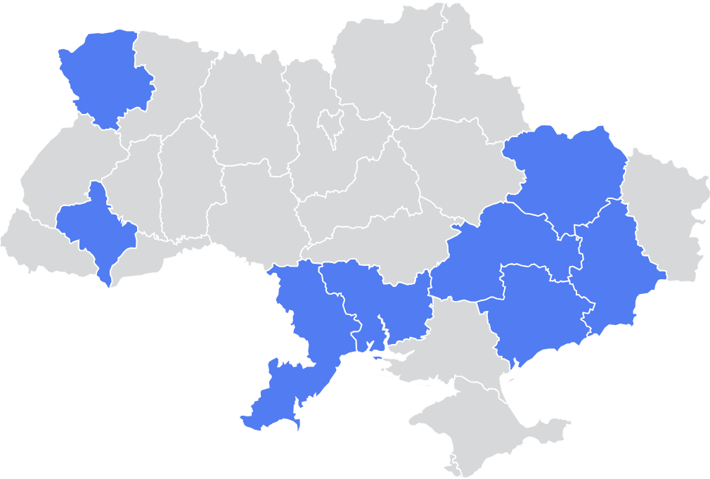 Map of Ukraine